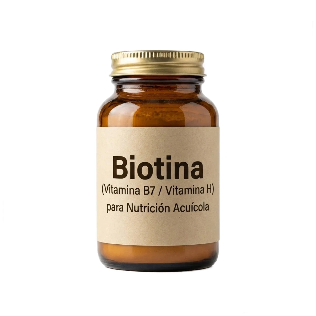 Biotina (Vitamina B7 / Vitamina H) para Nutrición Acuícola