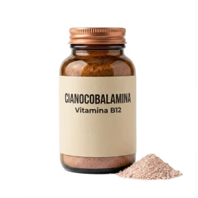 Cianocobalamina (Vitamina B12) para Nutrición Acuícola
