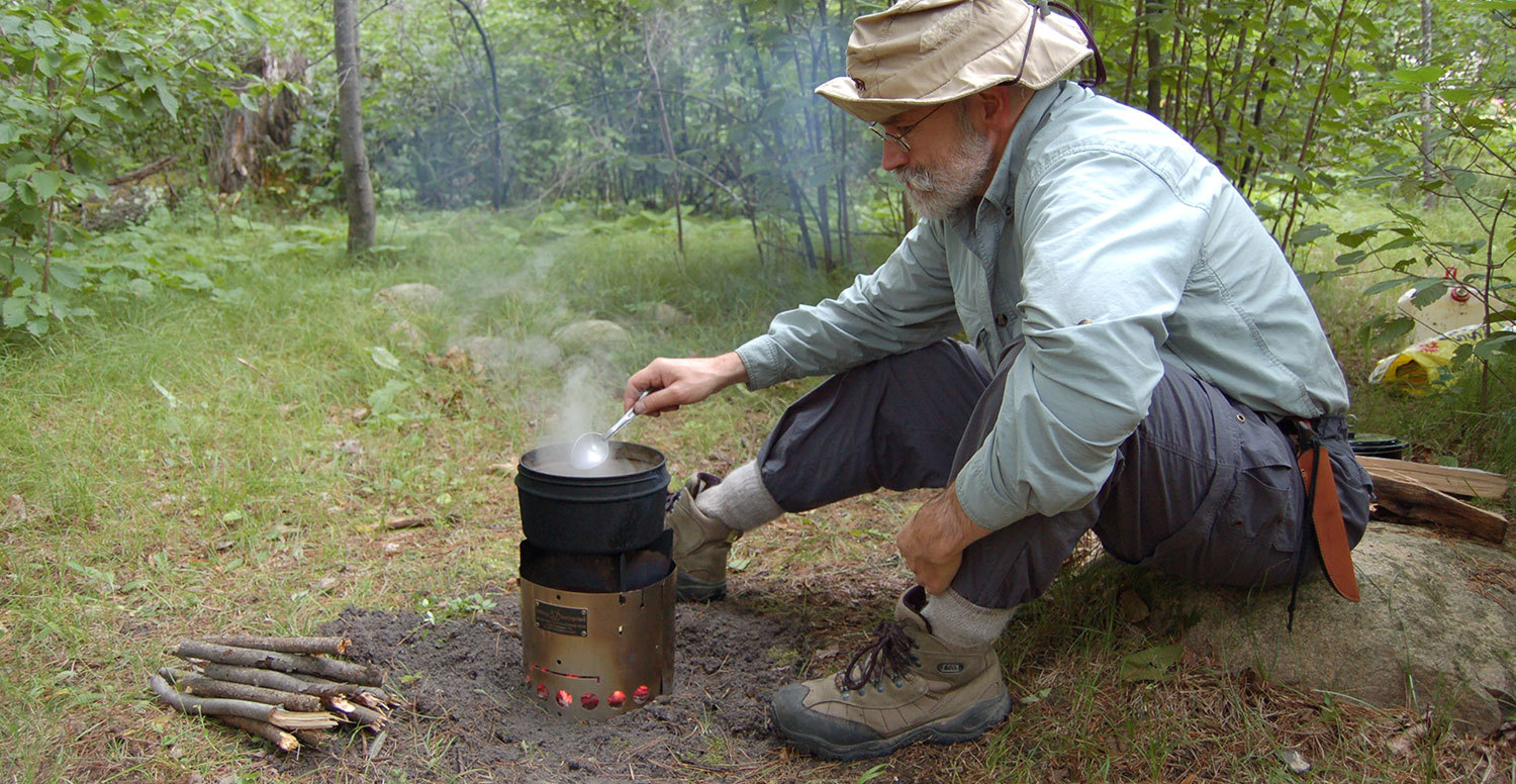 Using a Wood Backpack Stove & Being Aware of Ticks