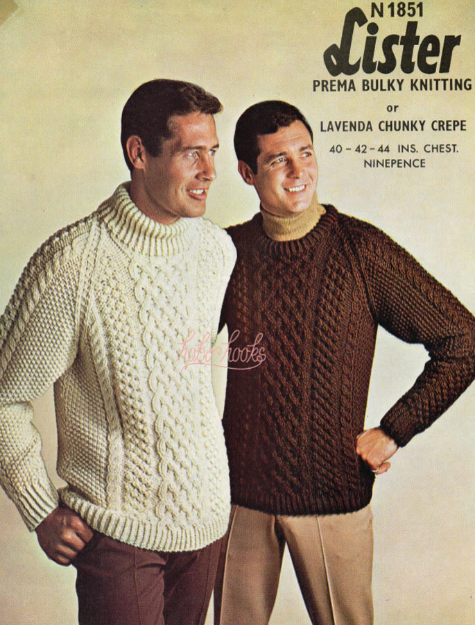 vintage aran sweater
