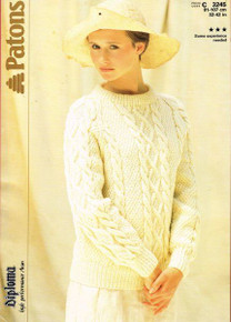 Vintage Ladies Crew Neck Sweater