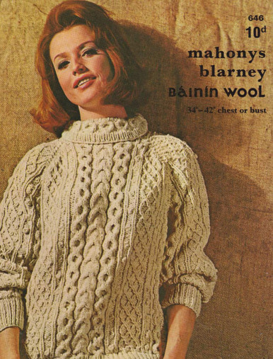 Vintage Ladies Roll Neck Sweater