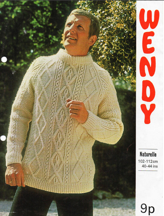 vintage aran sweater