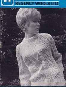Vintage Ladies Corrig Aran Sweater
