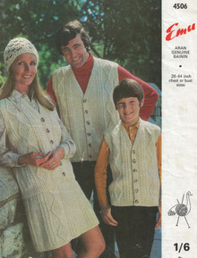 Vintage Aran Family Cardigans