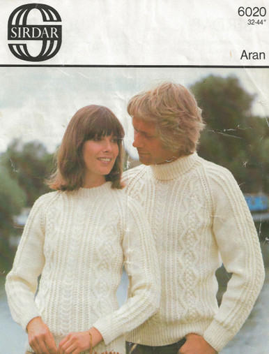 Vintage Aran Unisex Bainin Sweaters