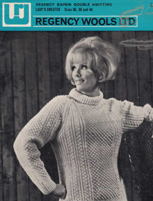 Ladies Vintage Roll Neck Blackberry Sweater