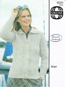 Retro Ladies Aran Jacket
