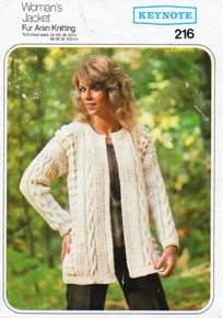 Vintage Women's Aran Jacket 