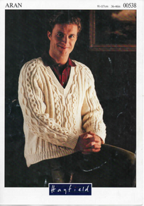 Vintage Men's Aran Sweater