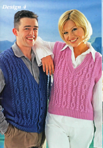 Vintage Aran Sweater Vest 