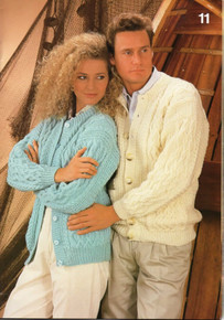 Vintage His and Her Aran Jacket 