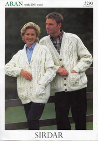 Vintage Diamond Stitch Aran Cardigan