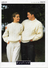 Vintage Aran His and Hers Sweater