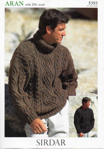 Vintage Men's Cable Aran Sweater