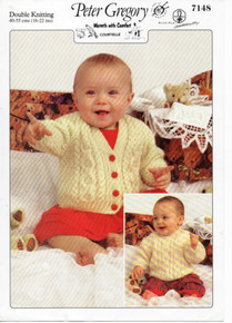Vintage Baby Aran Cardigan and Sweater