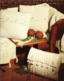 Vintage Aran Cushions and  Throw 