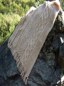 Vintage Diamond Aran Throw