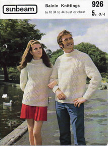 Vintage His and Her Aran Sweater
