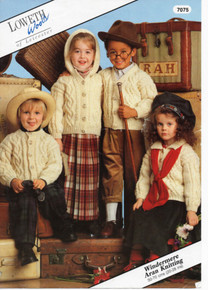 Vintage Children's Cable Aran Cardigan 