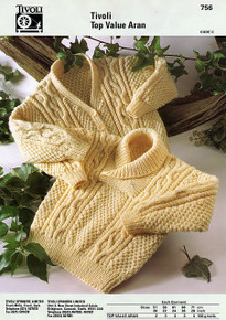 Vintage Children's Aran Cardigan  & Sweater
