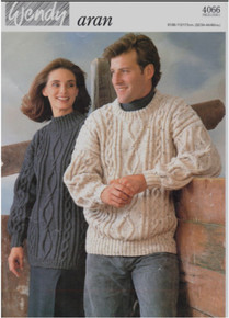 Vintage Aran Tunic & Unisex Crew Neck Sweater