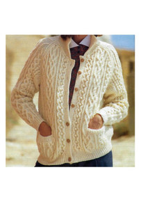 Vintage Ladies Aran Lumber Jacket