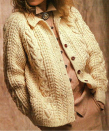 Vintage Aran Lumber Jacket 