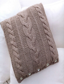 Vintage Cable Aran Cushion