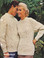 Unisex Vintage Fishnet Aran Sweater