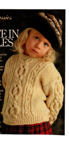 Vintage Children's Crew Neck Aran Sweater  