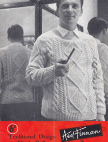 Men's Vintage Diamond Stitch Sweater