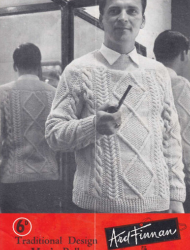 Men's Vintage Diamond Stitch Sweater