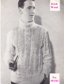 Men's Vintage Turtleneck Sweater