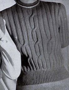 Large Cable Sweater