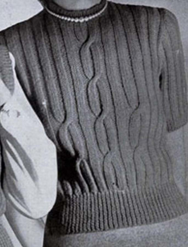 Large Cable Sweater