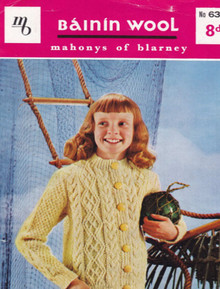 Children's Large Button Vintage Cardigan
