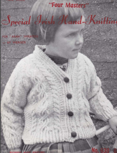 Children's Vintage Special Hand Knit Cardigan