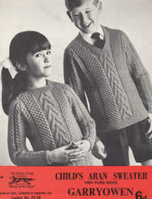 Children's Vintage Cross Stitch Sweater