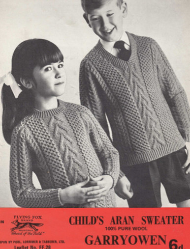 Children's Vintage Cross Stitch Sweater