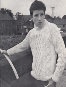 Children's Vintage Crew Neck Diamond Sweater