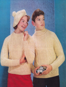 Children's Vintage Double-knit Sweater