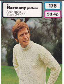 Vintage Mens Large Crew Neck Sweater