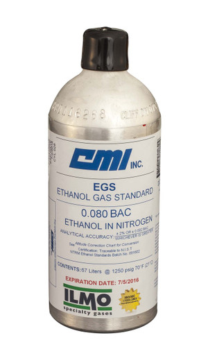67 Liter Ethanol Gas Standard 0.080 BAC - Aluminum