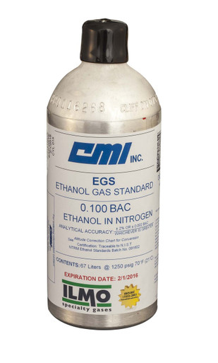 67 Liter Ethanol Gas Standard 0.100 BAC - Aluminum 