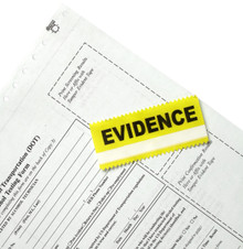 Yellow Tamper Evident Tape, Scored