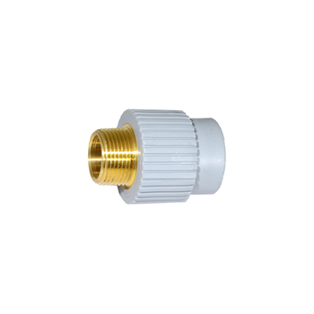 1/2" Socket Fusion x 3/4" MPT Male Threaded Lead Free Brass Transition ND 20mm PP-RCT