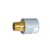 1-1/2" Socket Fusion x 1-1/4" MPT Male Threaded Lead Free Brass Transition ND 50mm PP-RCT