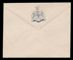 INDIA, Stationery, The Princely State of Dalippur - Silver/Multicolored On White