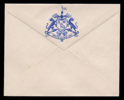 INDIA, Stationery, The Princely State of Unknown State #1 - Blue On White